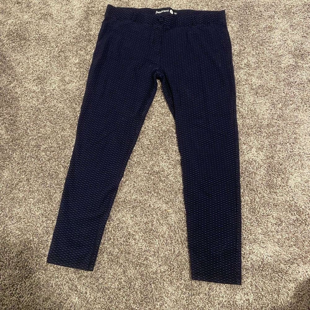Betabrand dress yoga pant 2XL Long navy skinny 💜